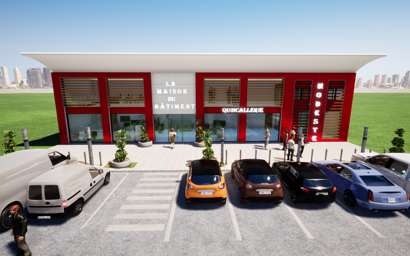 PROJET QUINCALLERIE - MODESTE ROUTE BASSAM