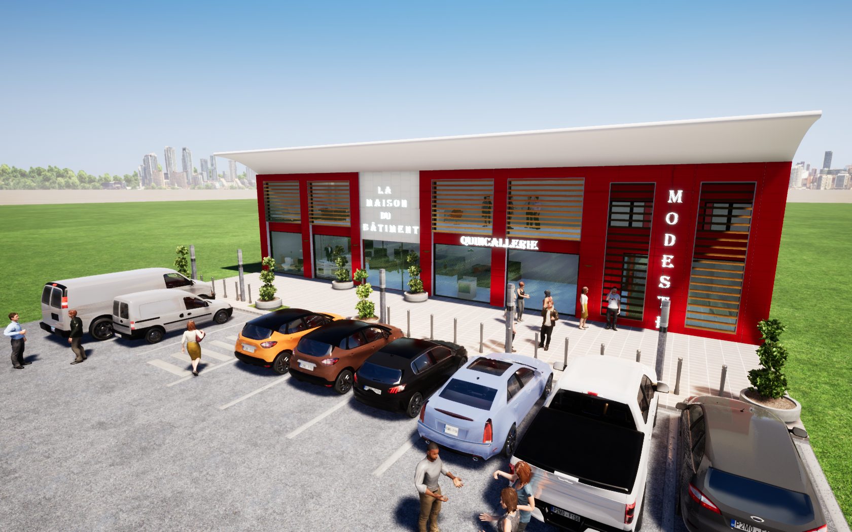 PROJET QUINCALLERIE - MODESTE ROUTE BASSAM